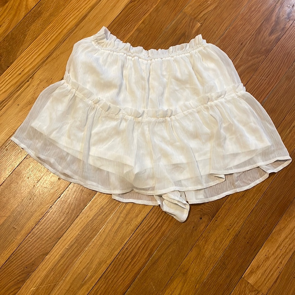 White skirt